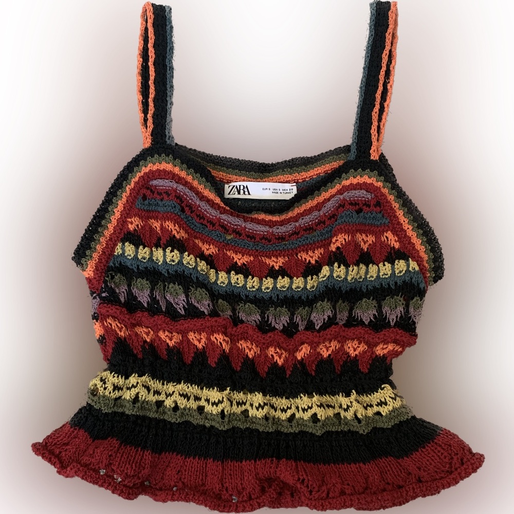ZARA crochet top